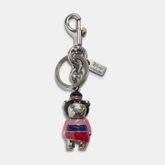 Disney X Coach Mulan Bear Bag Charm - Picture 1 of 5